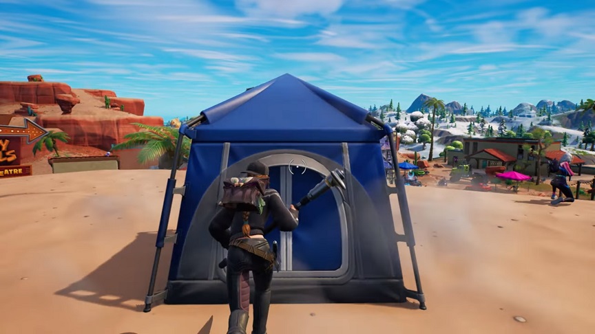 テントがよくポップされる場所ってわかります？